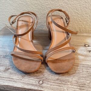 A New Day Women's Nude Strappy Sandals